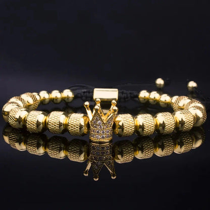 To My Man - Straighten Your Crown Bracelet Gift Set