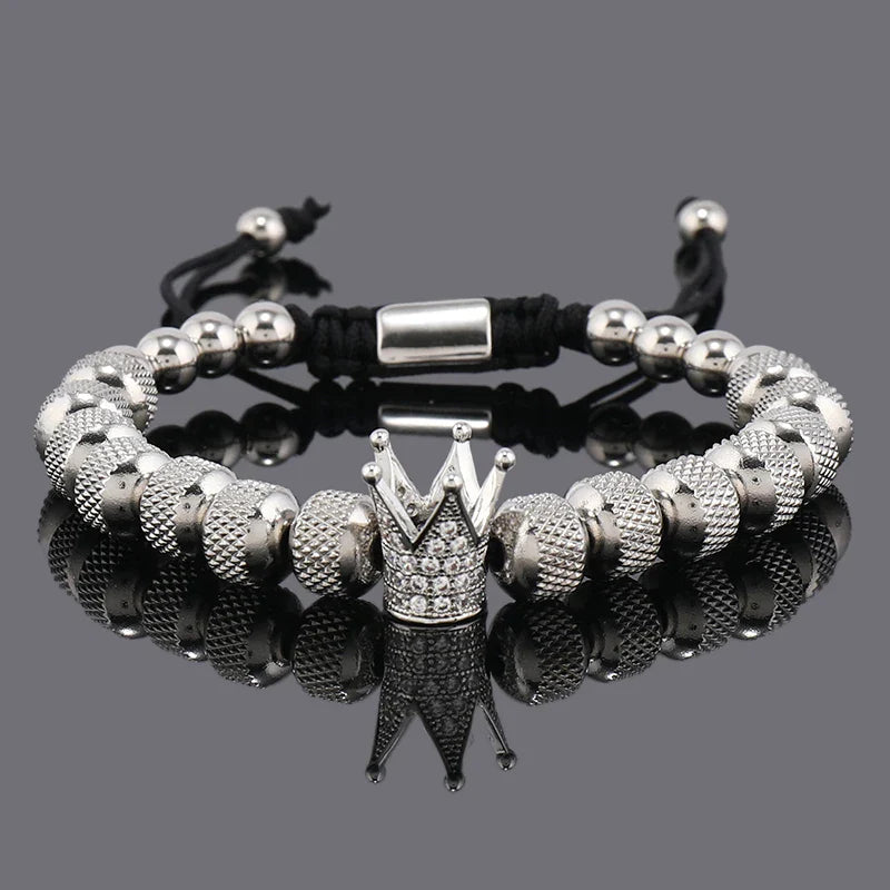 To My Man - Straighten Your Crown Bracelet Gift Set