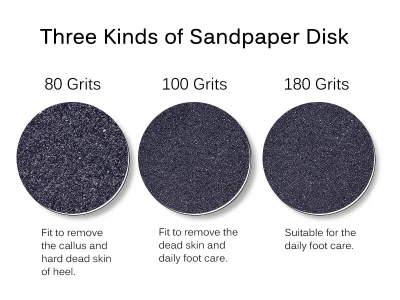 Foot File Sandpaper Disks